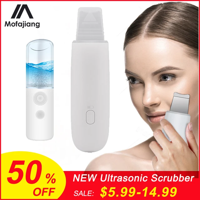 $US $5.99  Ultrasonic Skin Scrubber Face Vibrator Massage Ultrasound Ion Deep Facial Cleansing Machine Remove 
