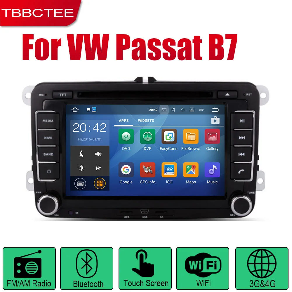 Standard machine TBBCTEE автомобильный dvd-плеер gps навигация для Volkswagen VW Passat B7 2011~ автомобильное мультимедиа андроид экран системы радио стерео - Цвет: Standard machine