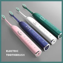 

IPX7 Waterproof Ultrasonic Electric Toothbrush Fast Charging Brushing Mode Quiet Sonic Smart Whitening Toothbrush For Adult Kid
