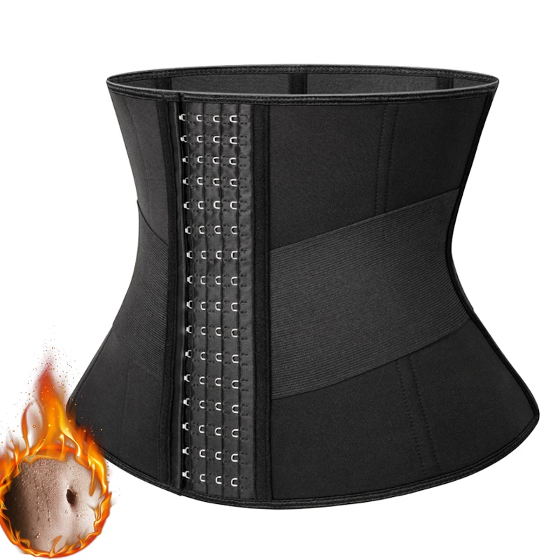 

Women Neoprene Waist Trainer Cincher Tummy Slimming Sheath Belly Shapewear Trimmer Belts Sweat Girdle Sauna Body Shaper Corset