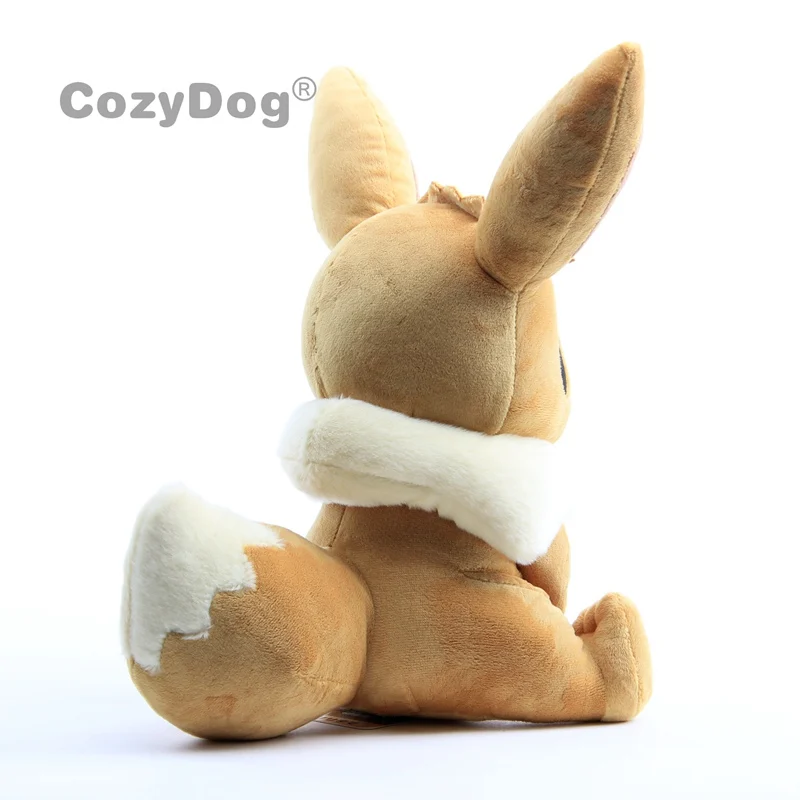 Сидя Eevee плюшевая подушка Eevee плюшевые игрушки мягкие куклы 12 ''30 см милые Редкие Мягкие животные милые