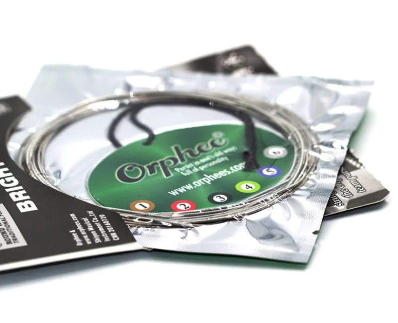 Гитарные Струны Orphee QE серии никелированный сплав гальванические Струны для электрогитары Замена QE23/QE25/QE27/QE29/100 шт