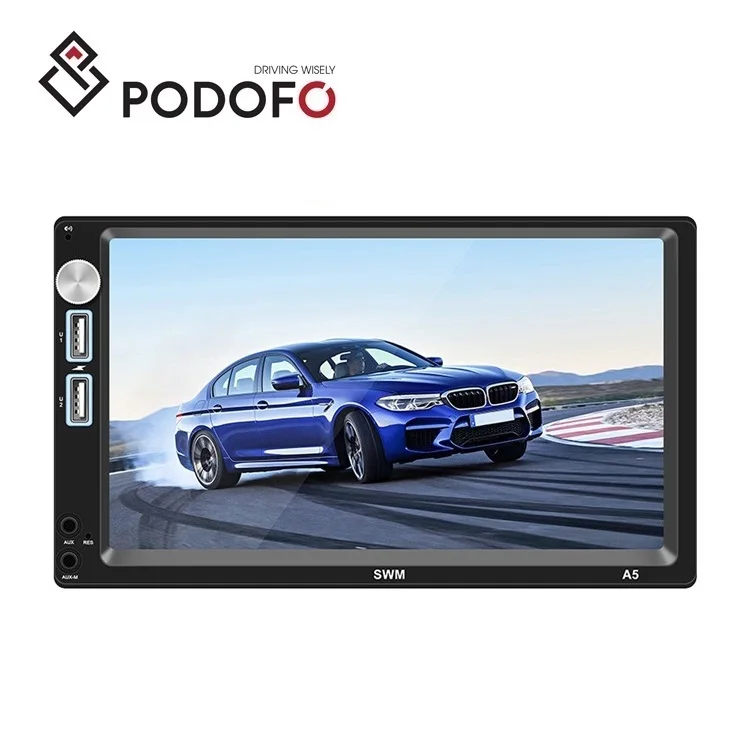 

Podofo Car Radio 2 Din Android 8.1 Car multimedia Autoradio Bluetooth MP3 GPS MirrorLink FM Car Stereo Radio SWM A5