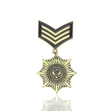 Европа и Америка Мода ретро Англия колледж Стиль Мужские украшения с надписью орден заслуги брошь at-040