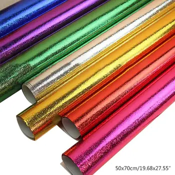 

7 Sheets 50x70cm Gift Glossy Wrapping Paper Present DIY Packing Wraps for Xmas