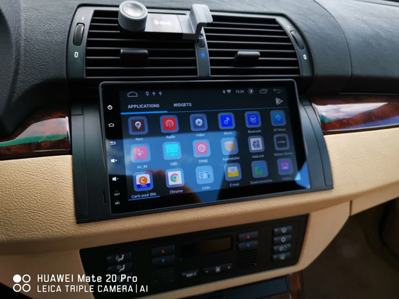 Perfect SilverStrong Car Radio GPS Android 9.0 For BMW/E39/X5/E53 RAM 4GB Wifi FM AM Radio GPS Stereo System 7