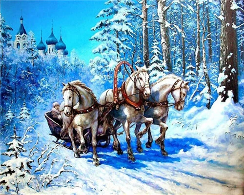 SZGD4220 AZQSD, сделай сам, для взрослых, масляная краска, по номерам, животное, без рамки, Декор для дома, Раскраска по номерам, лошадь, ручная работа, подарок, акриловая краска - Цвет: SZGD4220