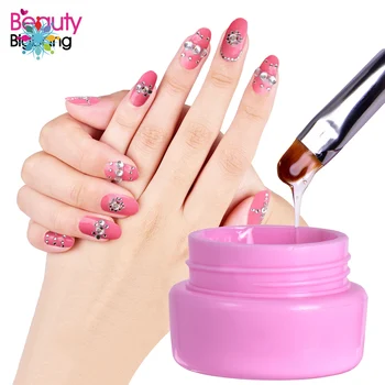 

UV Gel Nail Art Rhinestones Jewelry Accessory Super Sticky Adhesive Nail Gel False Tips Glue Manicure Tool