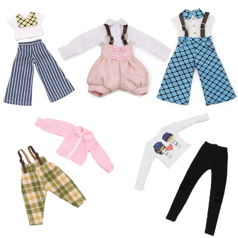 Одежда для кукол DBS bjd blyth платье юбка брюки на подтяжках подходит 1/6 шарнирное
