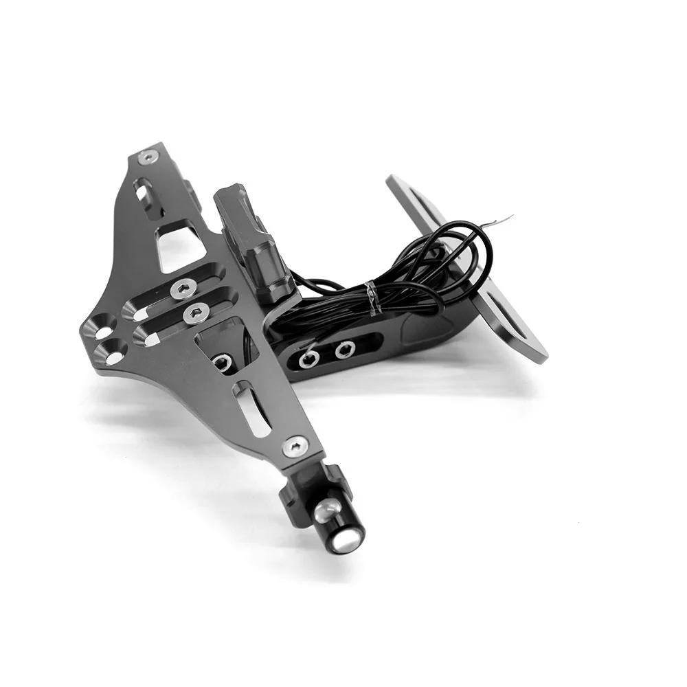 Gray Для YAMAHA TTR250 TTR600 TTR 250 600 Универсальный мото скутер номерной знак держатель номерного знака - Цвет: Gray