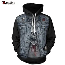 Мужские/женские 3D толстовки с капюшоном с принтом черепа осень зима 3D толстовки с капюшоном мужская Повседневная модная одежда толстовка с черепом толстовка мужская