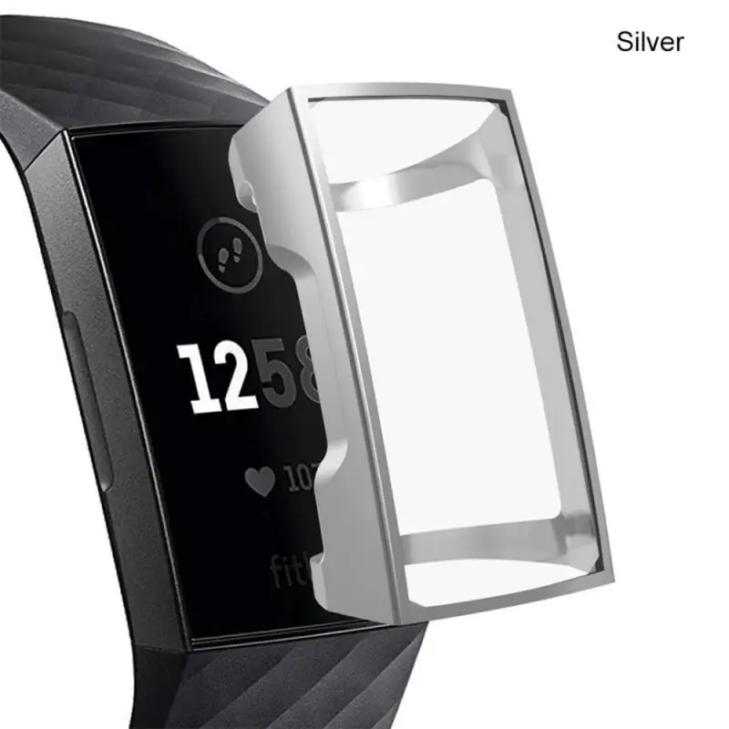 Smart Horloge Case Voor For Fitbit Charge 3 TPU Screen smartwatch Protector | Электроника