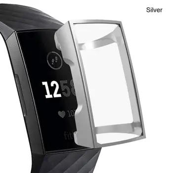 

Smart Horloge Case Voor For Fitbit Charge 3 TPU Case Voor For Fitbit Charge 3 Screen smartwatch Protector