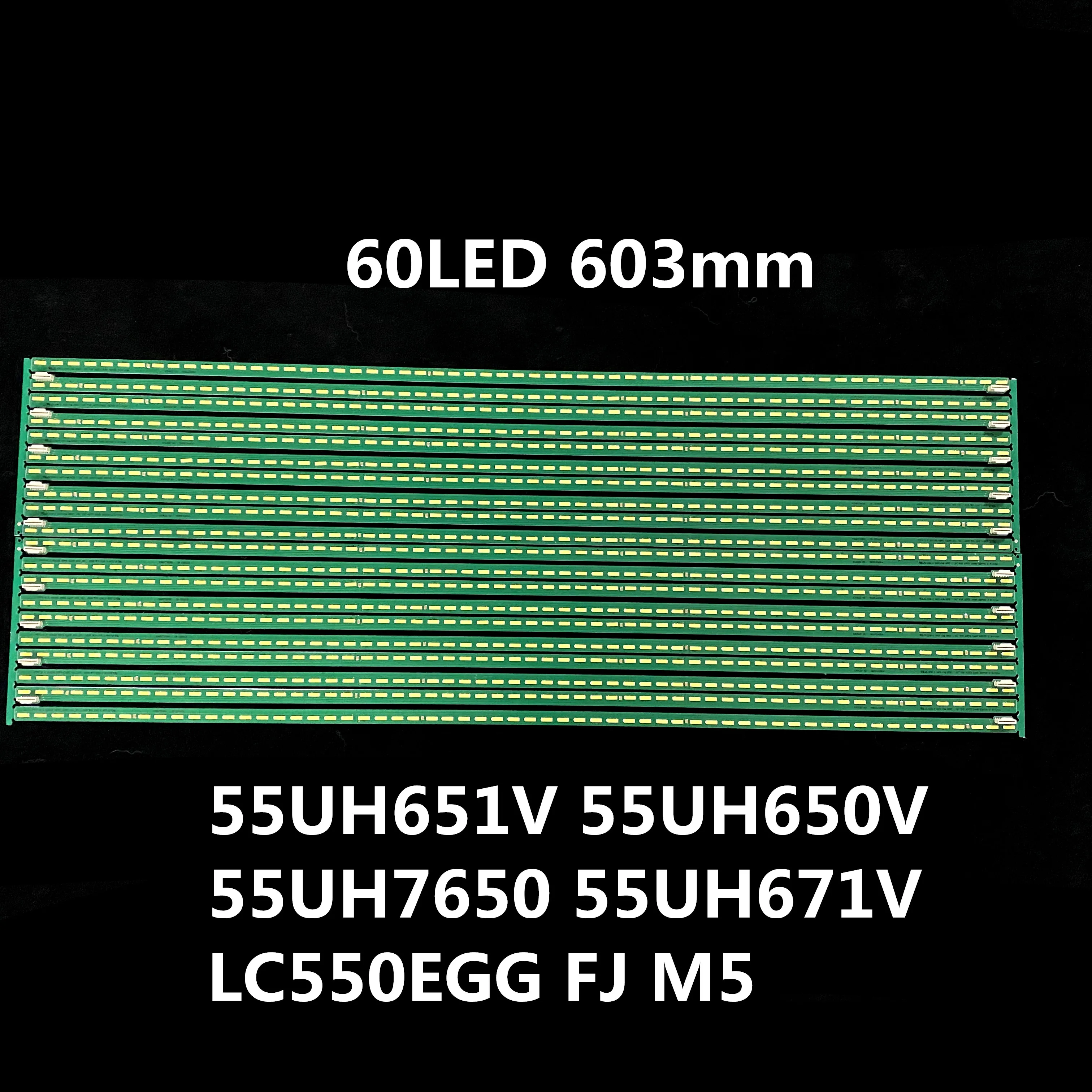 2 шт./компл. светодиодный Подсветка полосы для LG 55UH651V 55UH650V 55UH7650 55UH671V 6922L-0189A 0199A LC550EGG