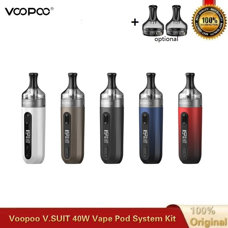 VOOPOO V.SUIT Vape Kit 1200 мАч аккумулятор с костюмом 2 мл Pnp MTL Pod аналогичная катушка