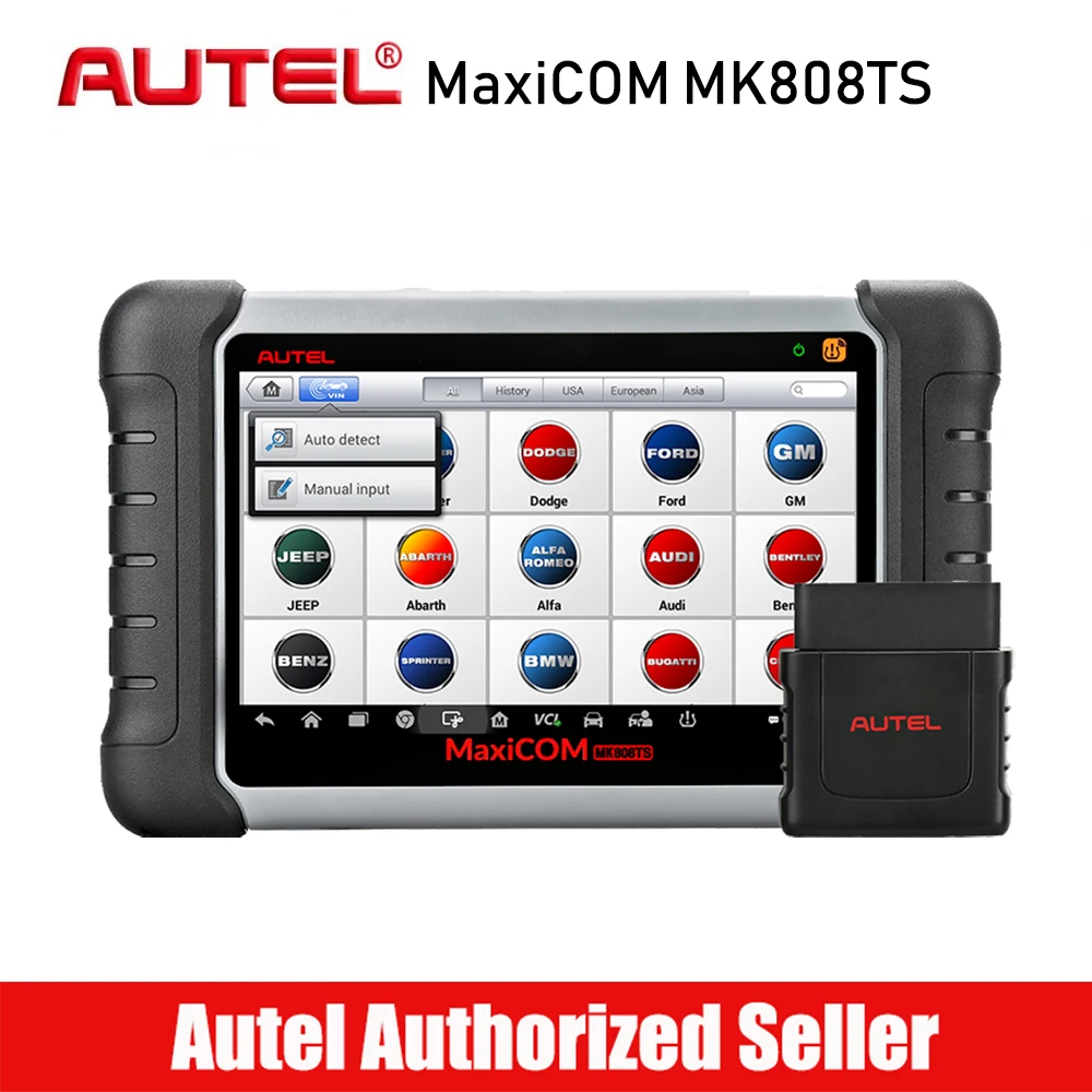 Autel MaxiCOM MK808TS OBD2 Bluetooth сканер автоматический инструмент для диагностического