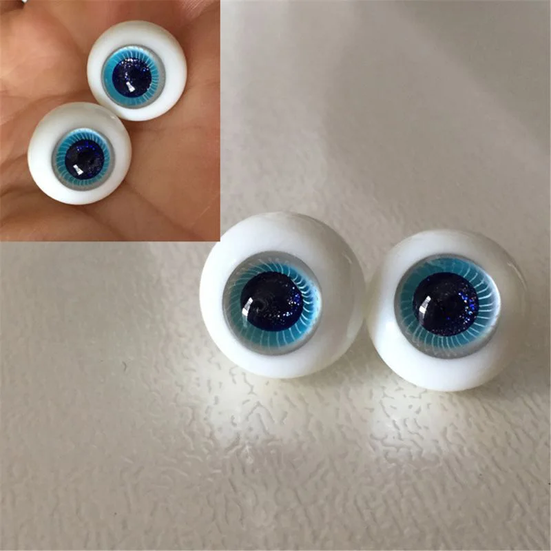 

Bjd Glass Eyes Sky Blue Color 14mm 6bjd Dolls Accessories