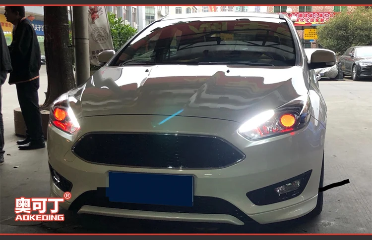 Фара для Ford Focus- Focus ST Sytle головной светильник s противотуманный светильник s дневной ходовой светильник DRL H7 светодиодный Биксеноновая лампа автомобильные аксессуары