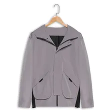 Мужское пальто на весну и осень, новая трендовая однотонная Повседневная Свободная красивая куртка с капюшоном, roupas masculinas casaco masculino chaqueta