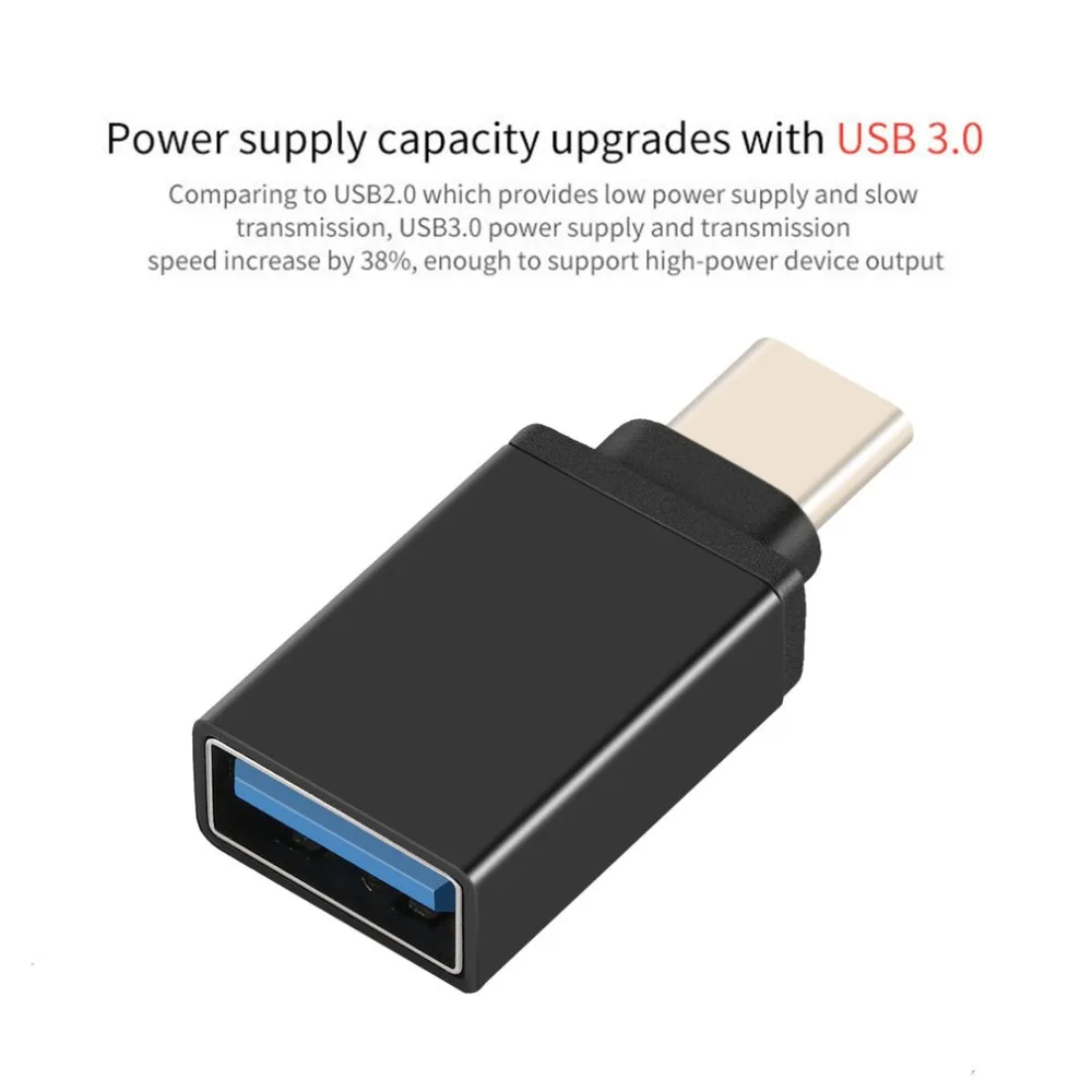 3 шт. Портативный USB 3,1 type-C штекер USB 3,0 A Женский конвертер USB кабель адаптер прочный корпус из алюминиевого сплава ультра светильник