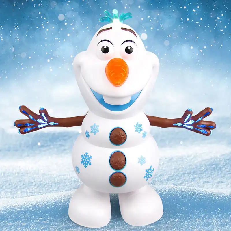 Bonhomme De Neige Olaf Jouets Electriques Danse Se Deplace Musique Legere Dessin Anime Jouet En Plastique Garcons Et Filles Cadeaux De Noel Aliexpress