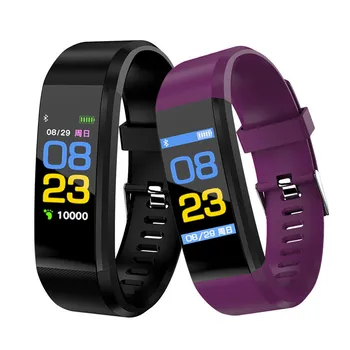 

115Plus Smart Bracelet Fitness Activity Tracker Heart Rate Monitor Smart Band Blood Pressure Call Message Reminder Sport Watch