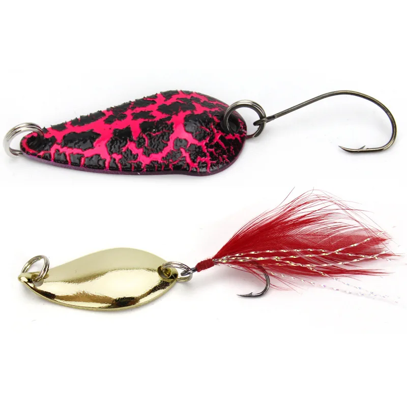 Цветная металлическая приманка BESTMOVE для рыбалки набор из 12 шт. в упаковке Спиннер