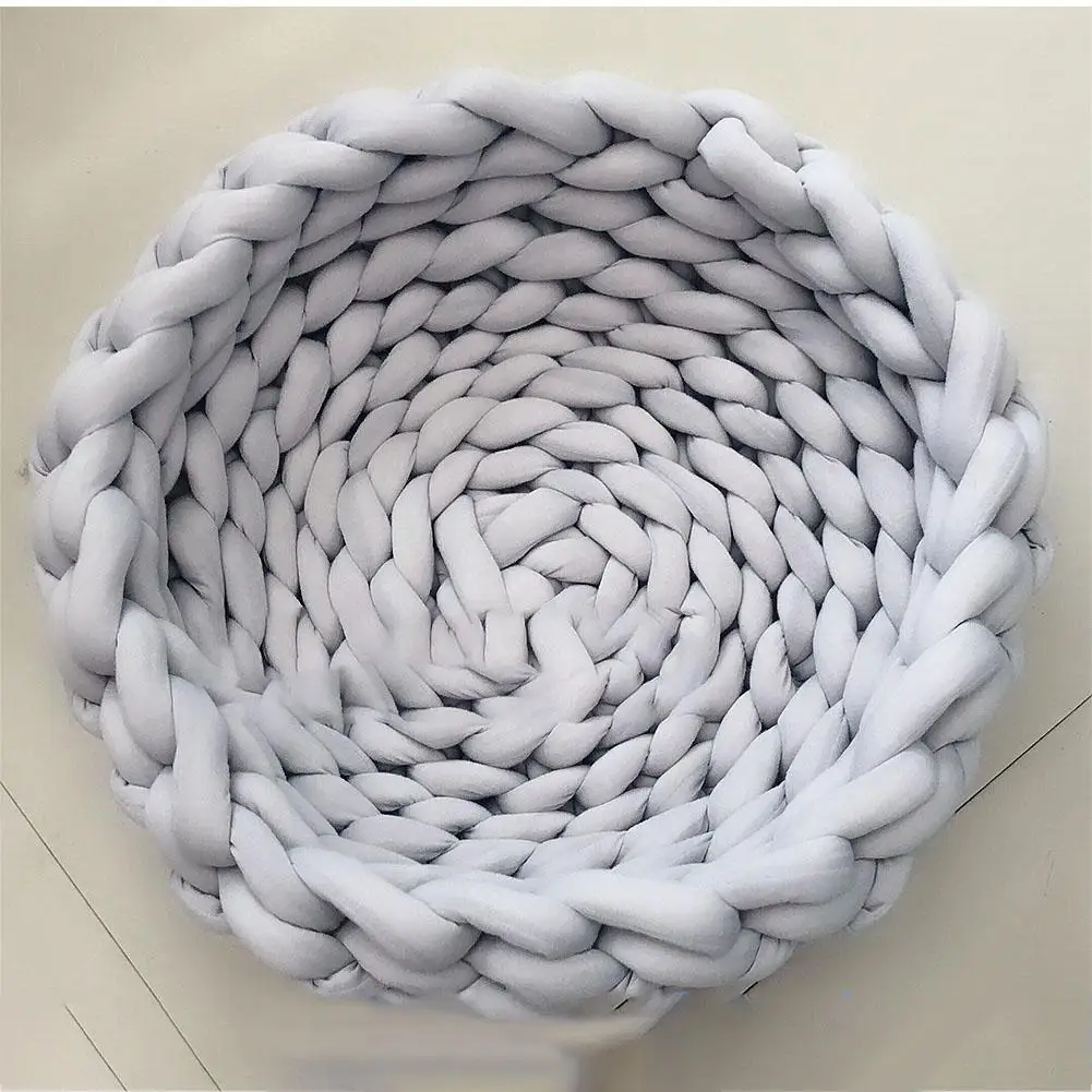 HobbyLane Washable Thick Knit Pet Nest Hand-woven Kennel Cat Litter Soft Warm Kennel for Small Pets