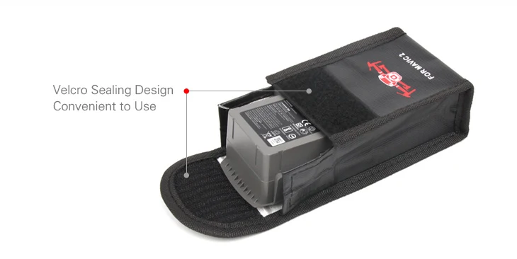 MAVIC 2 Explosion-Proof Lipo Battery Safe Safety Guard Charging Storage Holder Bag For DJI Mavic 2 ProZoom Drone Accessories-10