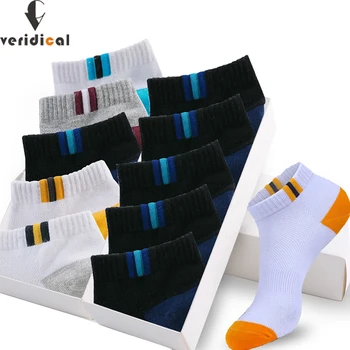 

10 Pairs Summer Cotton Ankle Socks Boat Mesh Breathable Men's Short Socks Casual Sports Man Sock Cheap Price Hot 2020 Brand New