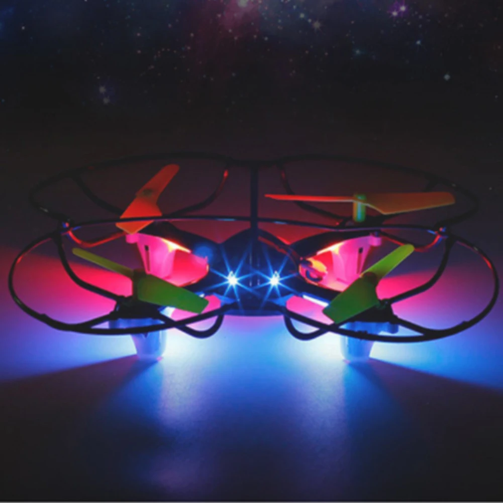 Usb зарядка пластик многофункциональный 3D переворачивает портативный Дрон подарок 2,4 г удержание высоты с светодиодный мини-управление жестами RC Квадрокоптер