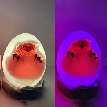 

Dinosaur Night Light for Kids 3D Dinosaur Toys Egg Lamp Remote Rechargeable Birthday Christmas New Year Gifts