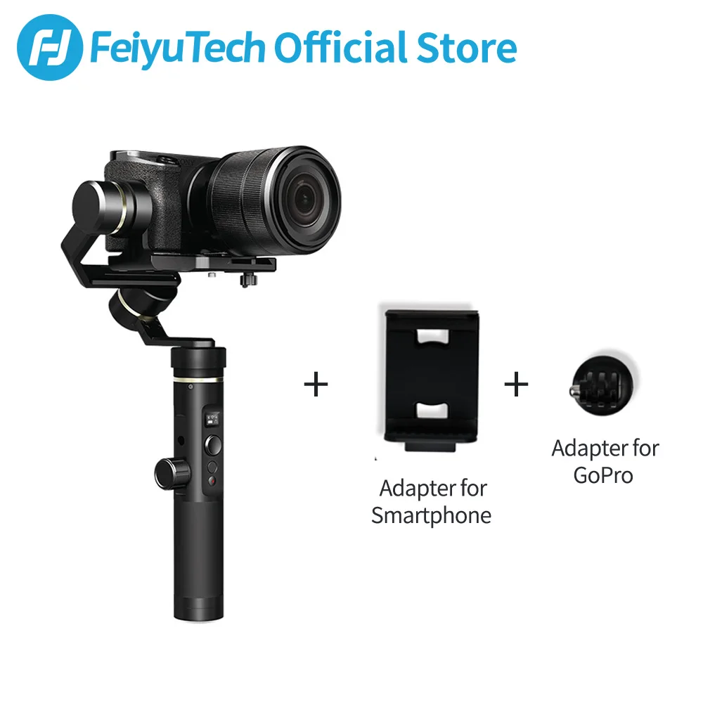 FeiyuTech Feiyu G6 Plus 3-осевая карманная брызг карданный Стабилизатор Для беззеркальных Камера карман Камера GoPro 5/6 смартфон - Цвет: G6 PLUS ONLY