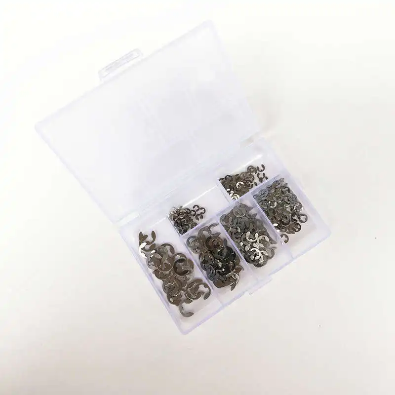 

Hot Sale 300Pcs Stainless Steel E Clip Circlip Retaining Ring Washer Assortment Kits