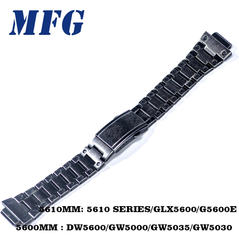 Ремешок для часов GWM5610 DW5600 GW5000 для casio gshock металлический ремешок из нержавеющей стали браслет стальной ремень инструменты подарок для