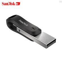 SanDisk usb 3,0 Apple мобильный телефон U диск 128 ГБ флэш-накопитель флэш-памяти Металлический USB 256 ГБ Fiash приводы компьютер/iphone/ipad