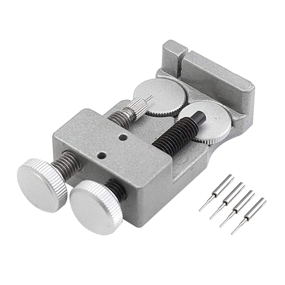 

Screw Locking Double Clasp Watch Band Remover Accessories Link Pin Professional Watchmaker Adjustable Height Tool Durable Repair