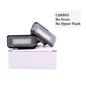 

2pcs LED License Plate Light Bulb No Error Canbus For Mercedes Benz W203 5D W211 W219 R171 6000k White Number Plate lamp