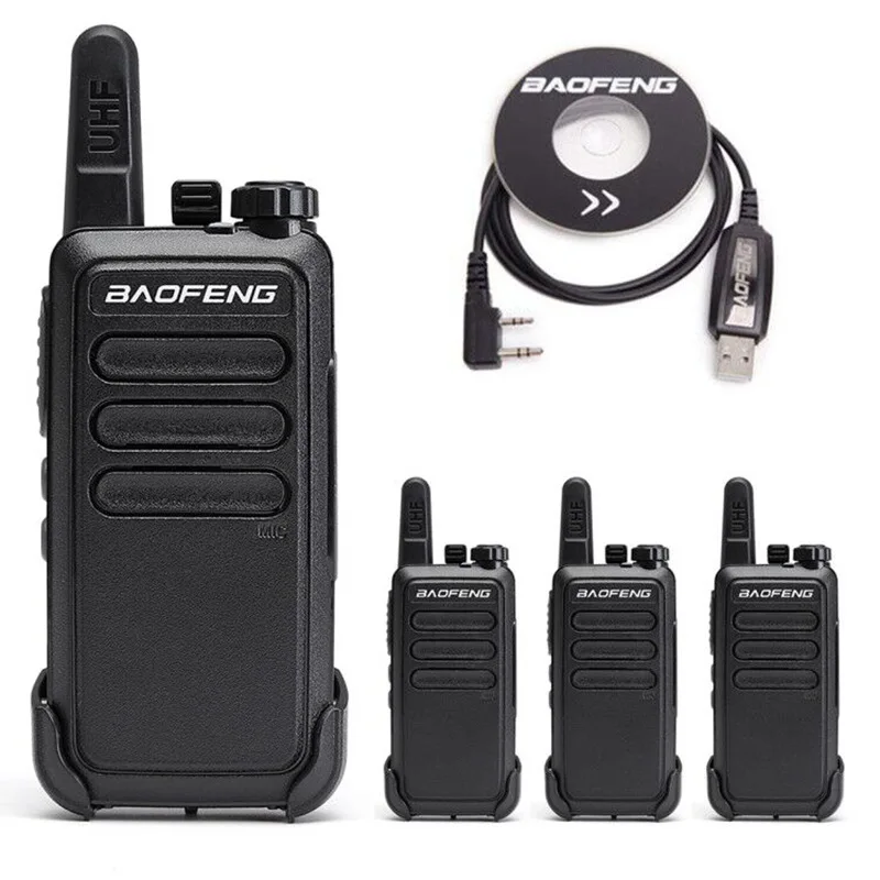 4 шт. Baofeng BF-C9 портативная мини рация 400-470 МГц UHF VOX USB зарядка ручной двухсторонний