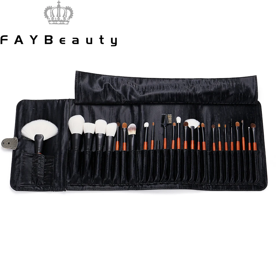 Набор кистей для макияжа FAYBeauty набор из 26 с бесплатной сумкой полный теней век