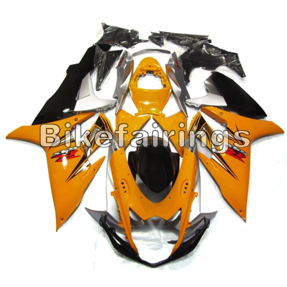 Полный комплект обтекателей для Suzuki GSXR600 GSX-R750 K11 2011 2012 2013 литьевой мотоцикл Cowlings глянцевый желтый черный