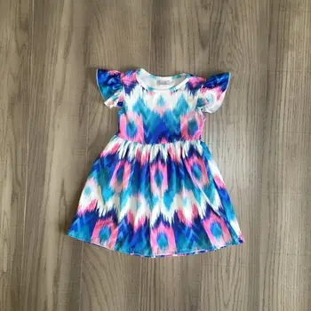 

baby girls summer dress girls tie dye dress girls classic blue dress