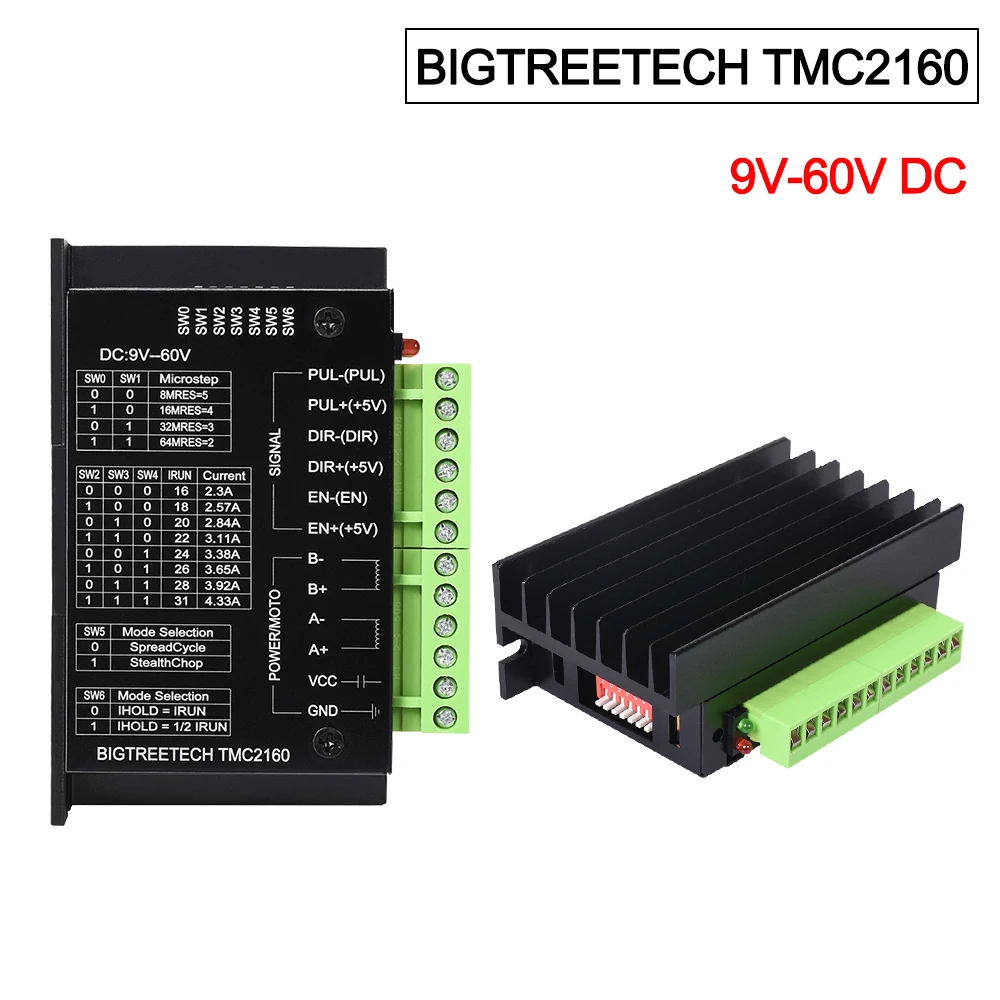 Шаговый Драйвер BIGTREETECH TMC2160 запасные части для 3D принтера совместимы с TMC5160