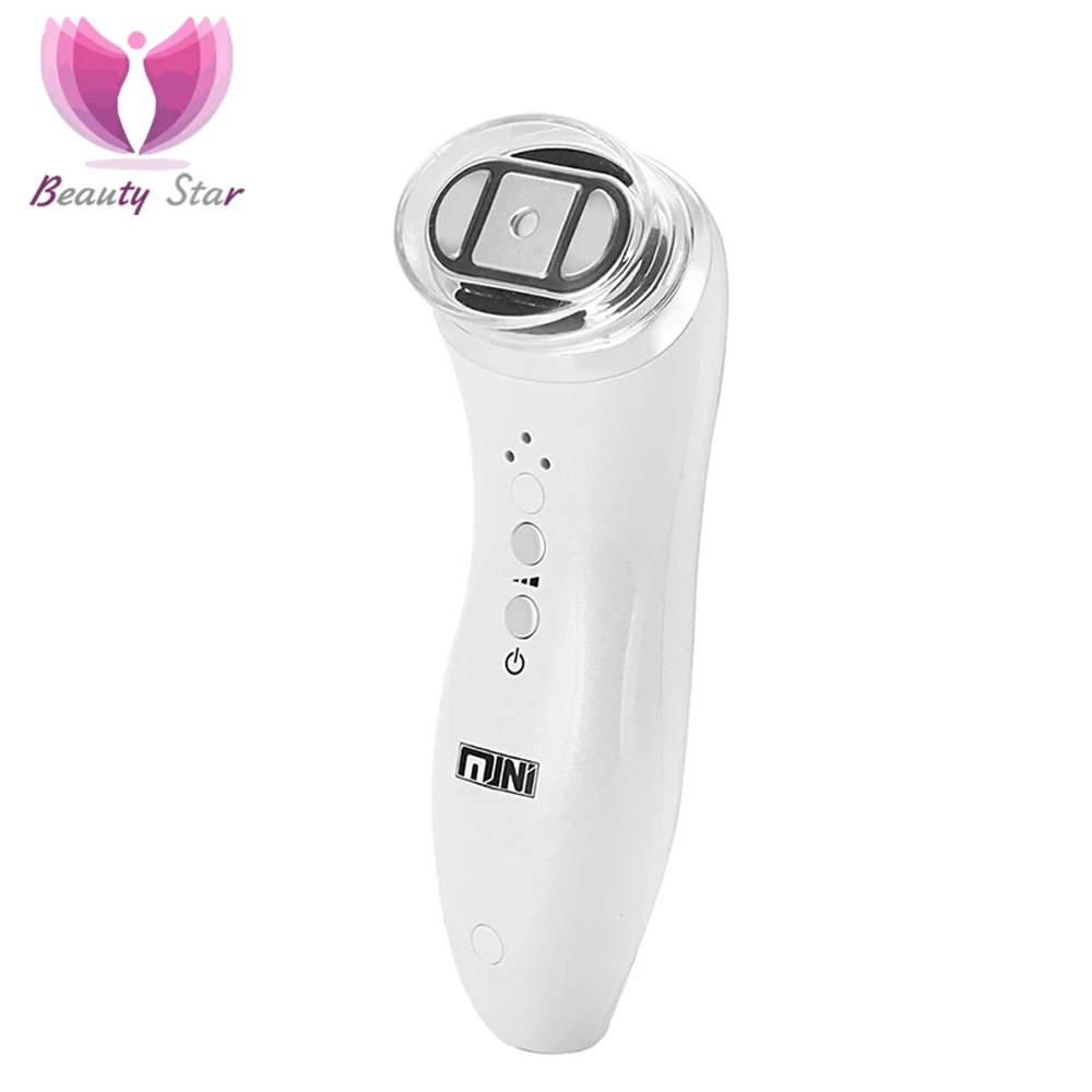 Beauty Star HiFu Ultrasonic Bipolar RF Radio Frequency Lifting Face Skin Care Massager Mini Hifu Anti Wrinkle Tightening Device