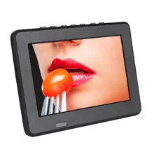 Led телевизор 7 дюймов DVB-T-T2 цифровое аналоговое телевидение 800x480 разрешение портативное ТВ портативное цифровое аналоговое телевидение