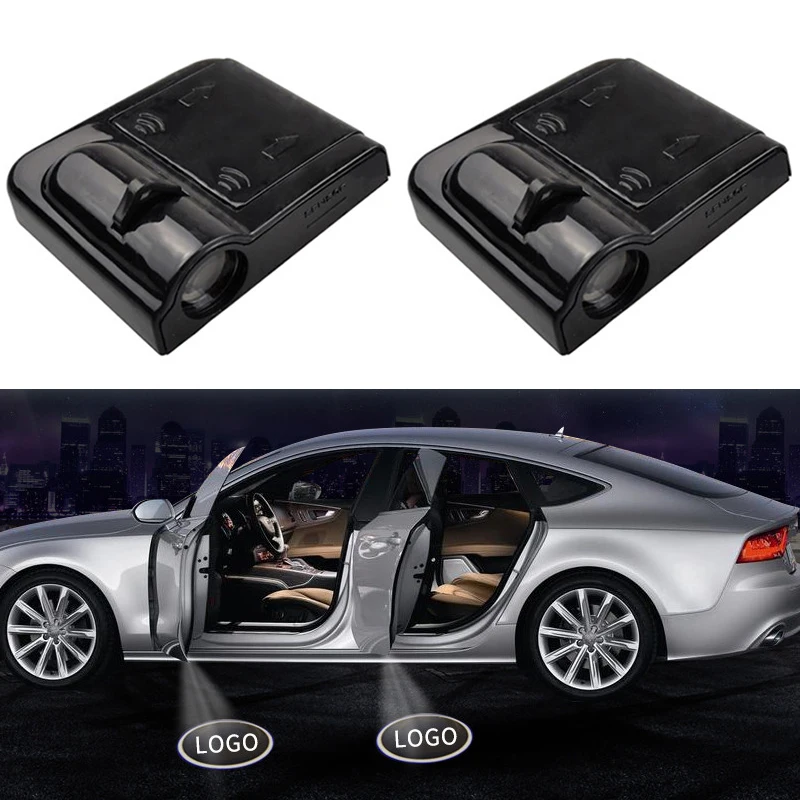 2 шт. Led двери автомобиля Добро пожаловать лазерный проектор Логотип Призрак тень