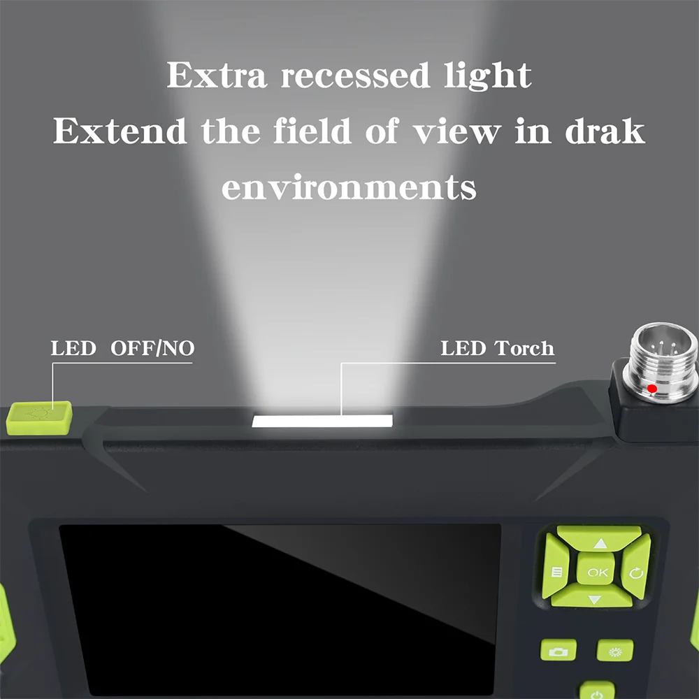 

P30 Endoscope 4.3 Inch Practical Visual Endoscope Photos Ear Cleaning Tool Portable Ear Spoon Borescope Inspection Camera