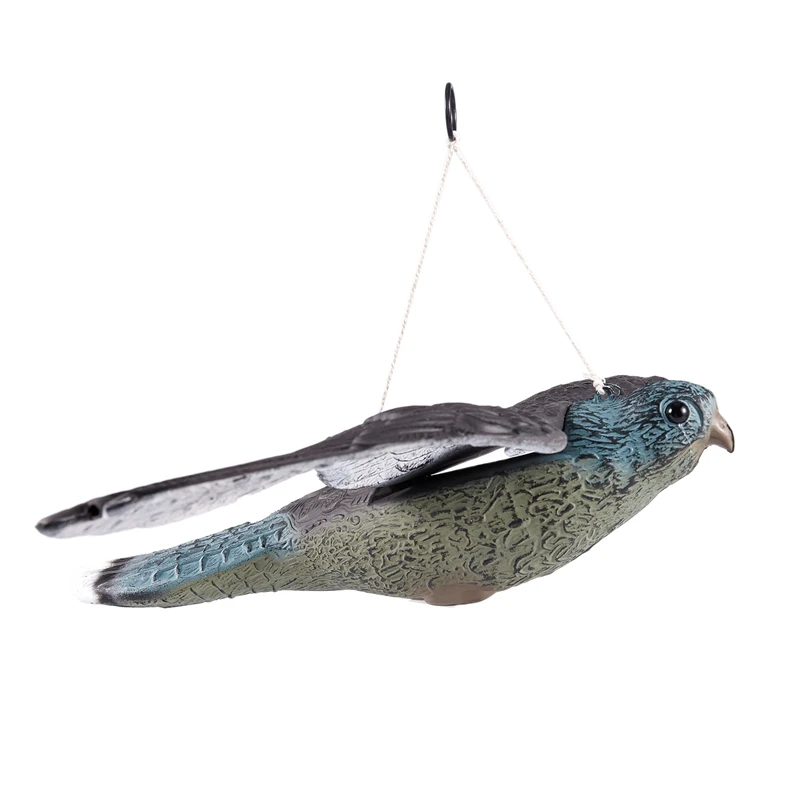 Моделирование Летающая большая птица звонящий на открытом воздухе охотничьи приманки ястреб Чайка для голубя приманки Сад Двор завод Scarer борьба с вредителями