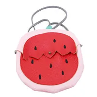 Watermelon Новинка, ананас, арбуз, фруктовая форма, Детская сумочка для денег и монет, держатель для монет, маленький кошелек, Детская сумка, подарки на день рождения для детей - Цвет: Watermelon