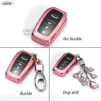 

For Toyota Corolla 2019 2020 Key Case Decorative Metal Chain Key Case